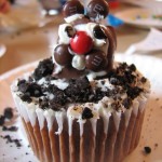 Groundhog cupcake